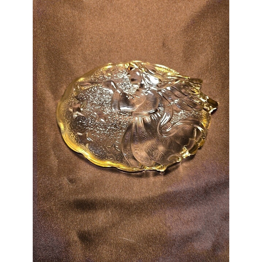 Home Beautiful Christmas Bowl Glass, Candy Dish, Trinket Tray, Jewelry Holder - Picture 2 of 4